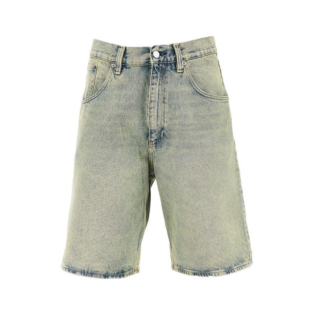 Sunflower Men Super Wide Denim Bermuda Shorts